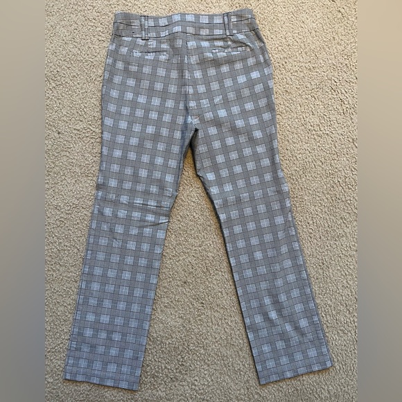 Soho Apparel Ltd Plaid Pattern Pants, Faux Pockets Front And Back, Size 14 - Picture 2 of 8